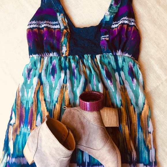 Xhilaration Dresses & Skirts - Bohemian Style Long Dress